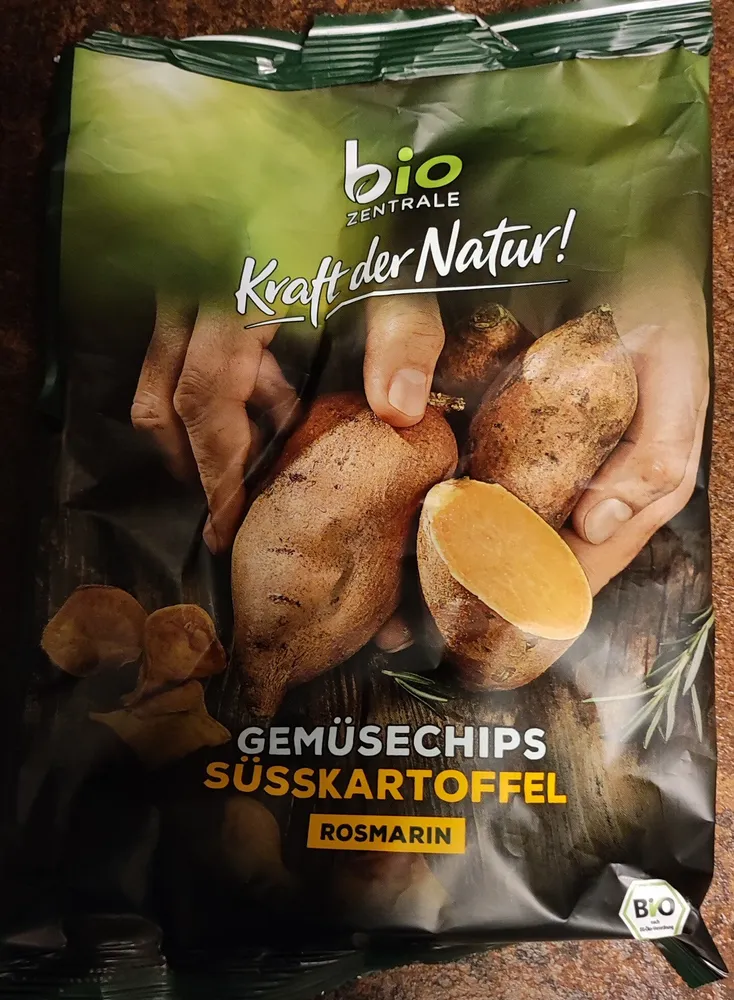 biozentrale Gemüsechips Süsskartoffel Rosmarin 4005009103352 Süßkartofelchips
