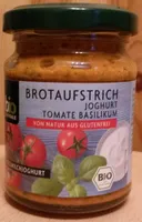 Brotaufstrich Joghurt Tomate Basilikum