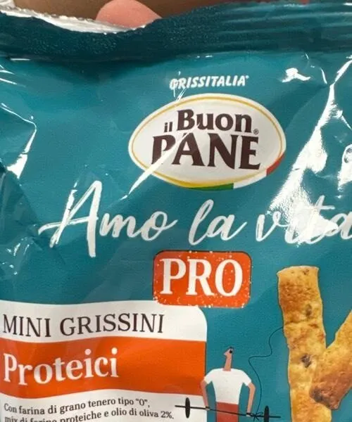 Mini grissini proteici