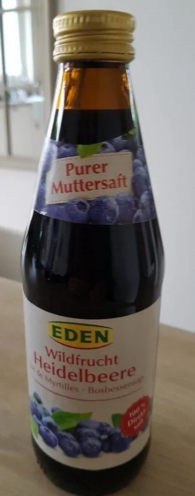 Jus de myrtilles
