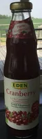 Eden Cranberry Mutters O Zucker Unverdü Bio 750 ML