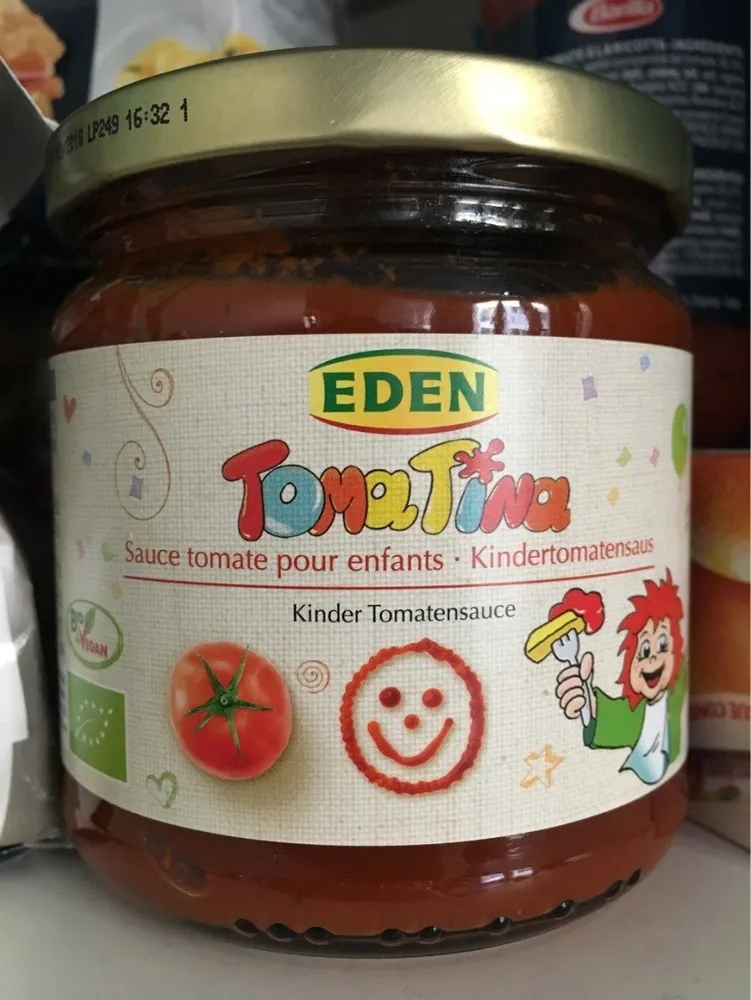 Eden Toma Tina Kinder Tomatensauce 375G