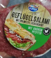 Geflügelsalami mit Palmfett - geräuchert