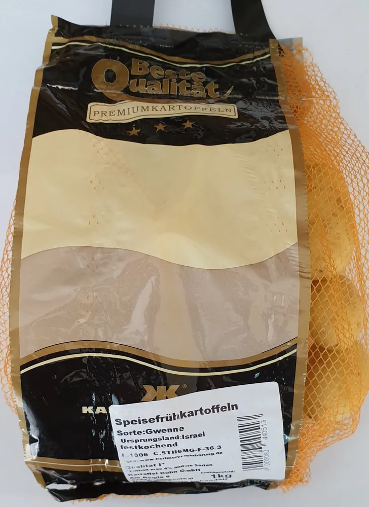 Speisefrühkartoffeln, Sorte: Gwenne
