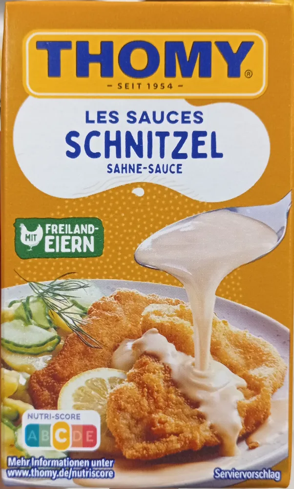 Sauce Schnitzel Sahne Sauce