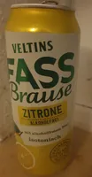 Veltins Fassbrause Zitrone naturtrüb