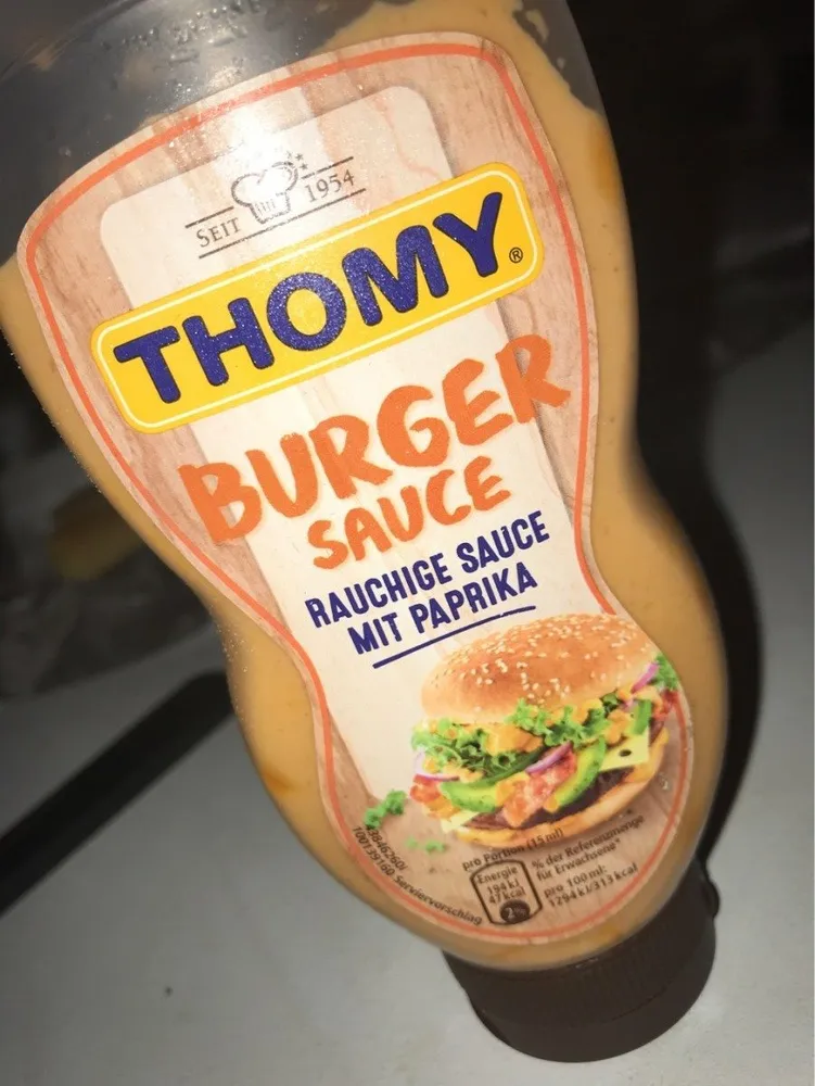 Thomy burger sauce