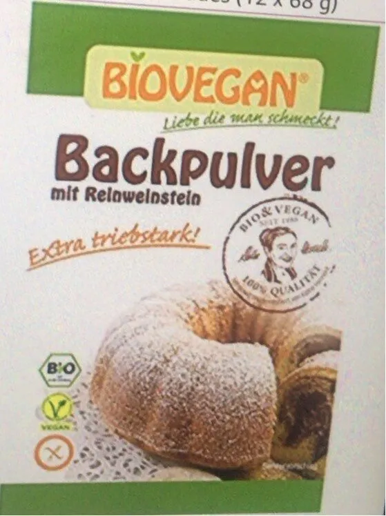 Backpulver mit Reinweinstein