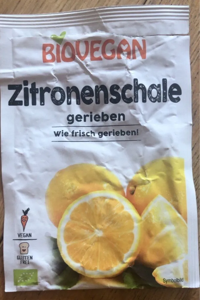 Zitronenschale gerieben