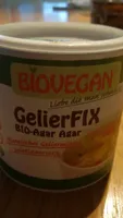 Agar-agar, Gelierfix, Bio