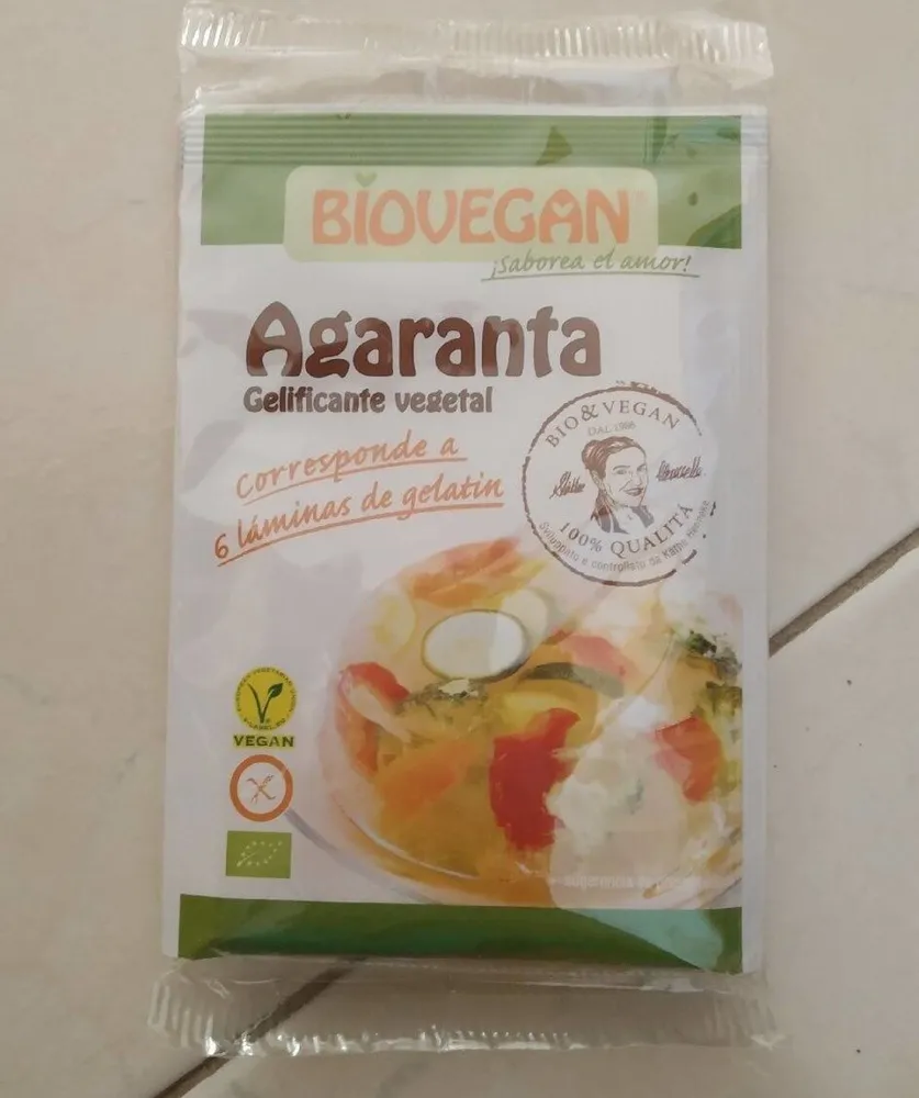 Agaranta gelificante vegetal