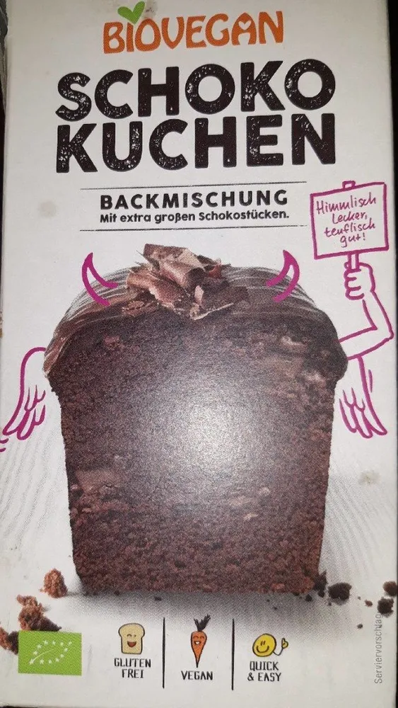 Schokoladenkuchen Backmischung