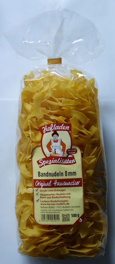 Bandnudeln 8 mm Original Hausmacher