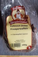Vollmilch Dinkel Knusperwaffeln