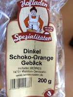 Dinkel Schoko-Orange Gebäck