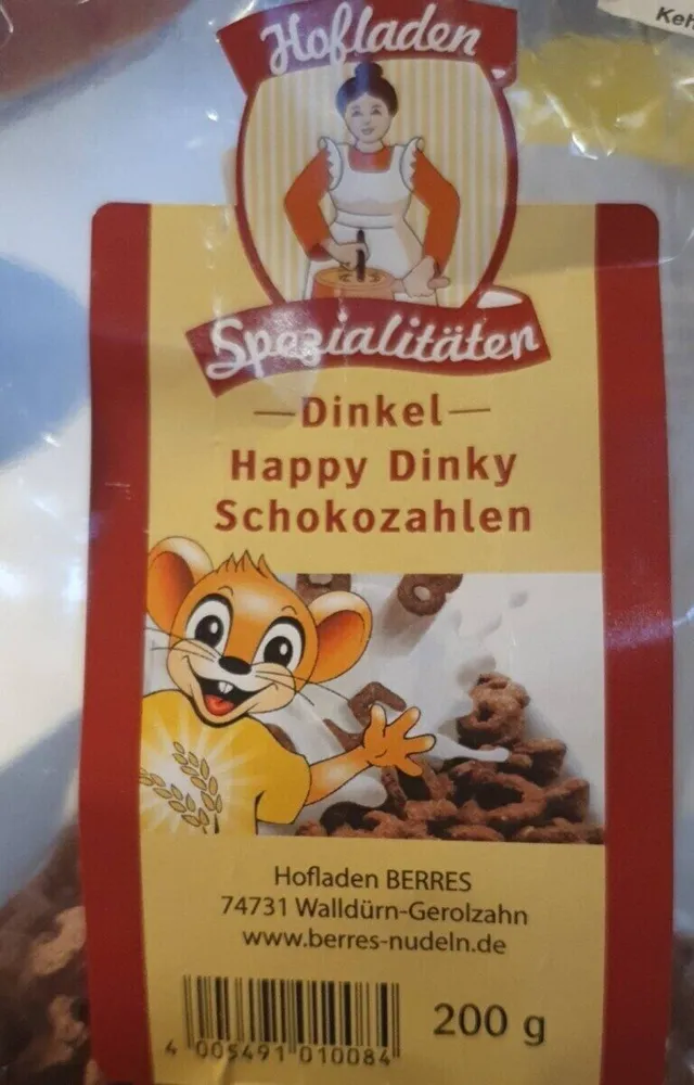 Happy Dinkel Schokozahlen