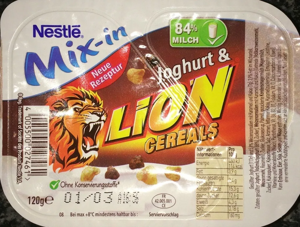 Lion Cereals & Joghurt