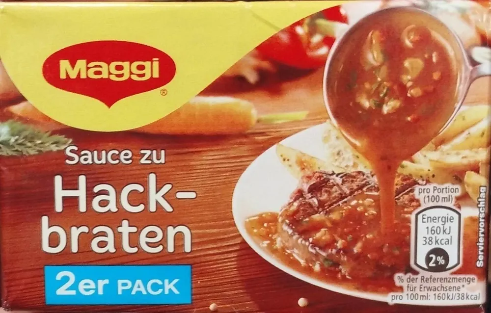 Maggi SAUCE ZU HACK- BRATEN NUTRI-SCORE Mit natürl