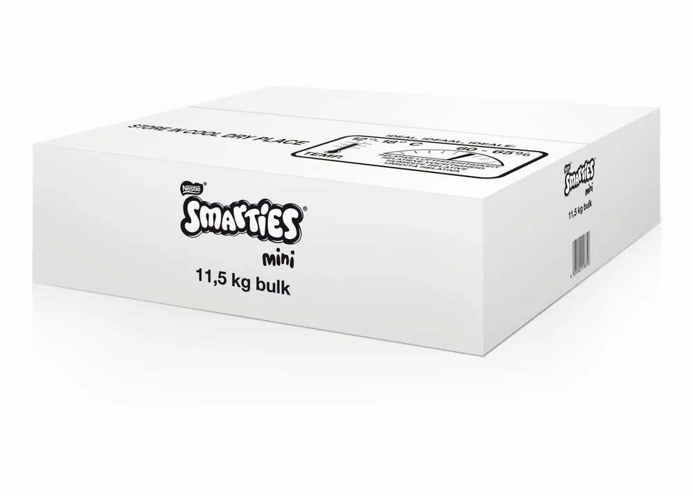 Bonbons de chocolat au lait SMARTIES mini Carton de 11,5kg
