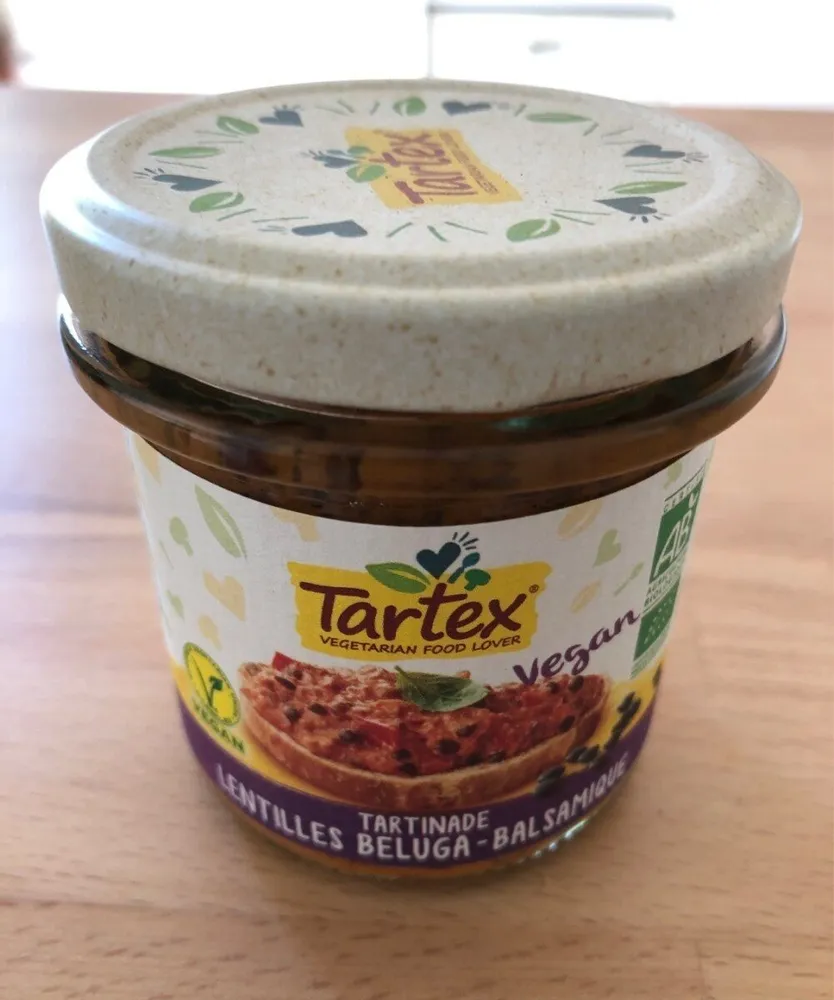 Tartinade lentilles beluga balsamiques