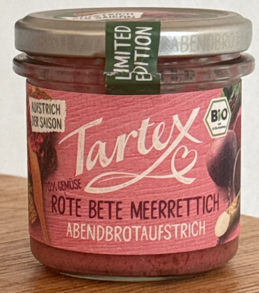 Rote Bete Meerrettich Abendbrotaufstrich