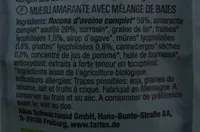 Tartex Fit & Vital Beeren Müsli