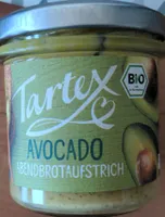 Tartex Bio Avocado Abendbrotaufstrich Pflanzlicher Brotaufstrich mit Avocado