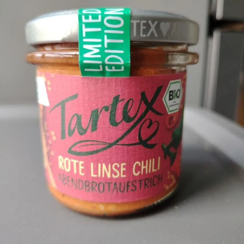 Bio-Brotaufstrich - Rote Linse-Chili