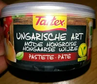 Tartex Mode Hongroise Vegetarien