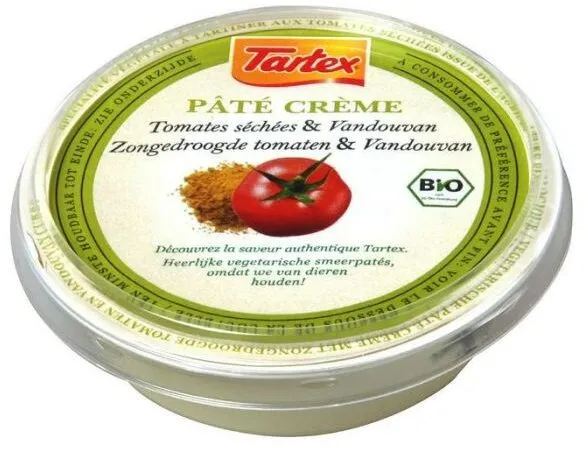PÂTÉ CRÈME Tomates séchées & Vandouvan Zongedroogde tomaten & Vandouvan