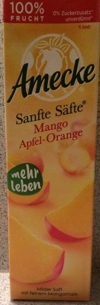 Mango Apfel Orange Sanfte Säfte