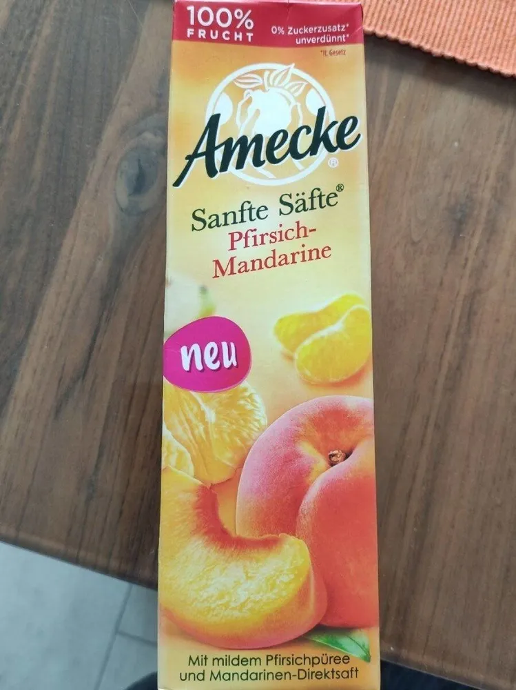 Sanfte Säfte (Pfirsich-Mandarine)