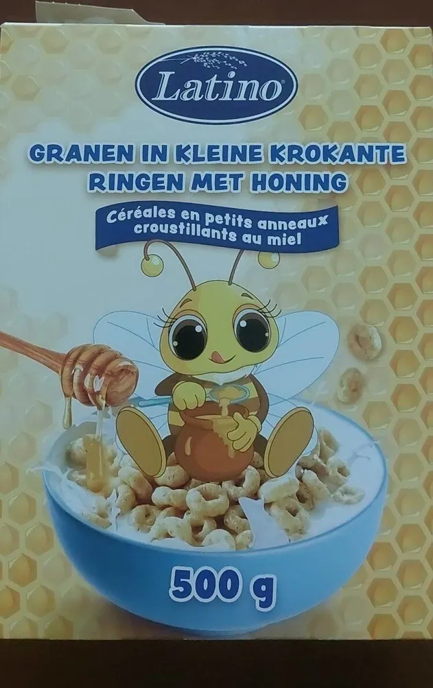 GRANEN IN KLEINE KROKANTE RINGEN MET HONING