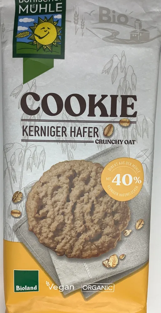 Kerniger Hafer Cookie 40% Haferflocken
