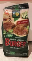 Burger, Dinkel Grünkern