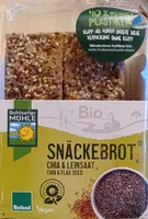 Bohlsener Mühle Snäckebrot Chia & Leinsaat 4005561003732 Snäckebrot® Chia & Leinsamen kräftig- aromatisches Brotgebäck