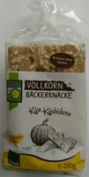 Vollkorn Bäckerknäcke Käse Kürbiskern