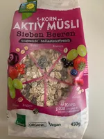 5-Korn Aktiv Müsli Sieben Beeren