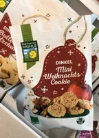 Dinkel Mini Weihnachtscookies
