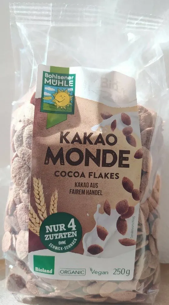 Kakao-Monde (Knusprige Kakao-Flakes)