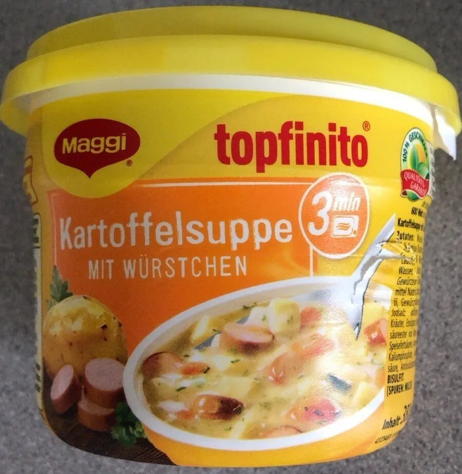 Topfinito Kartoffelsuppe mit Würstchen