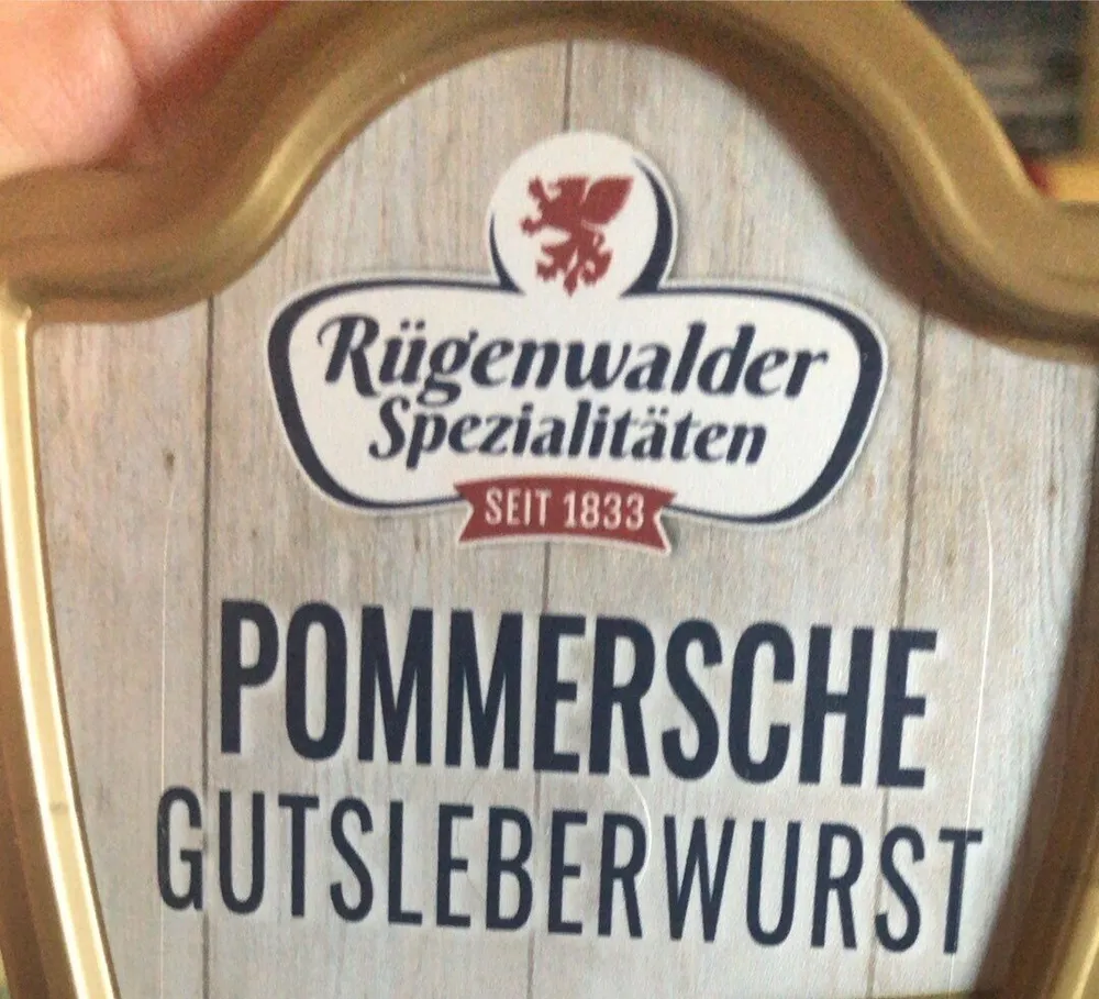 Pommersche leberwurst