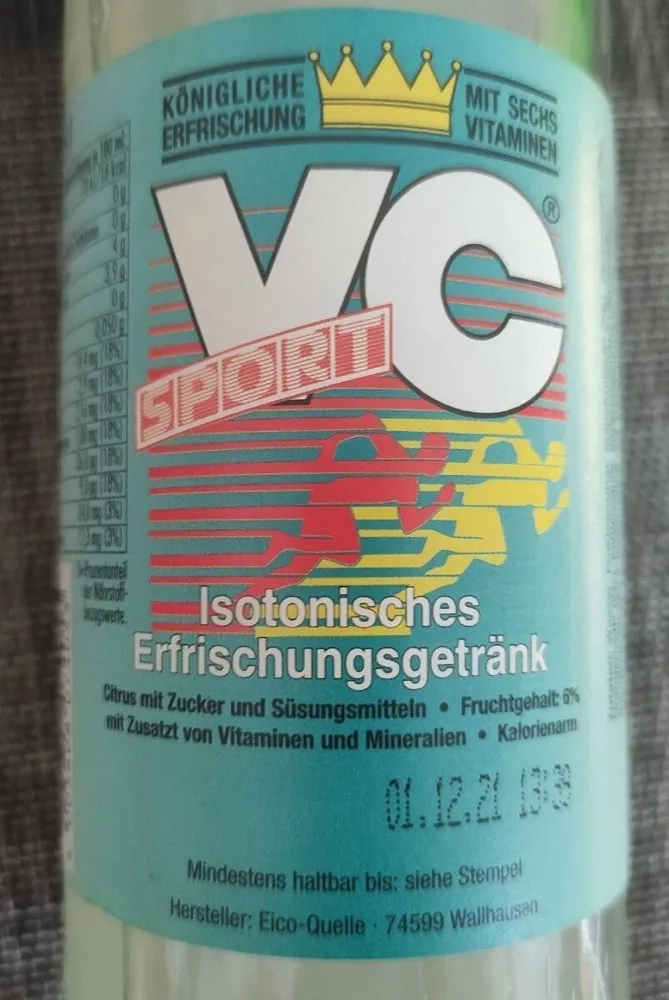 VC Sport Isotonisches Erfrischungsgetränk
