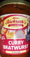 CURRY BRATWURST in Currysoße