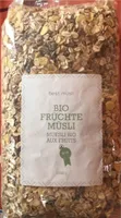 Muesli bio aux fruits