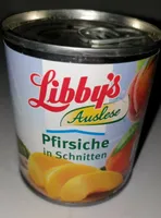 Pfirsiche in Schnitten