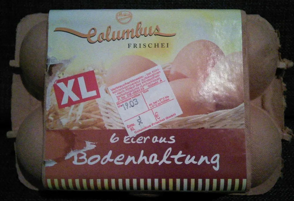 Eier aus Bodenhaltung