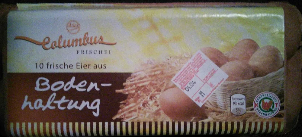 10 frische Eier aus Bodenhaltung