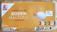 18 Frische Eier Aus Bodenhaltung
