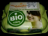 6 frische Bio-Eier aus ökogischer Haltung
